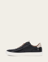 Frye Men's Black Astor Low Lace Court Sneakers Black