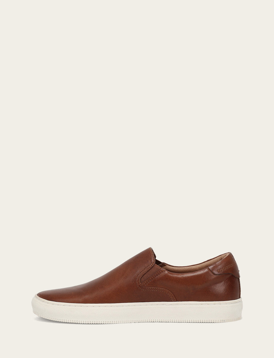 Frye Men's Caramel Astor Gore Slip On Sneakers Caramel