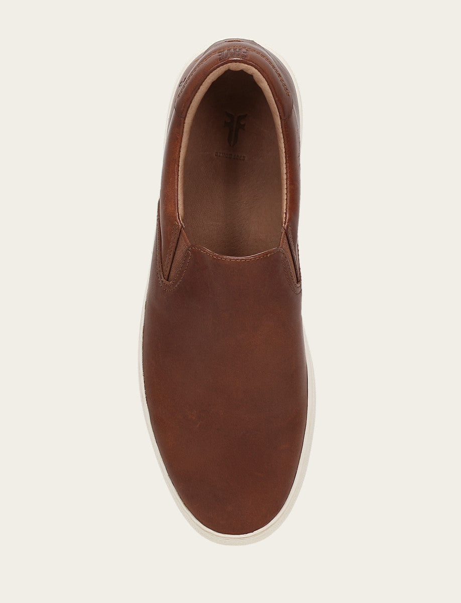 Frye Men's Caramel Astor Gore Slip On Sneakers Caramel