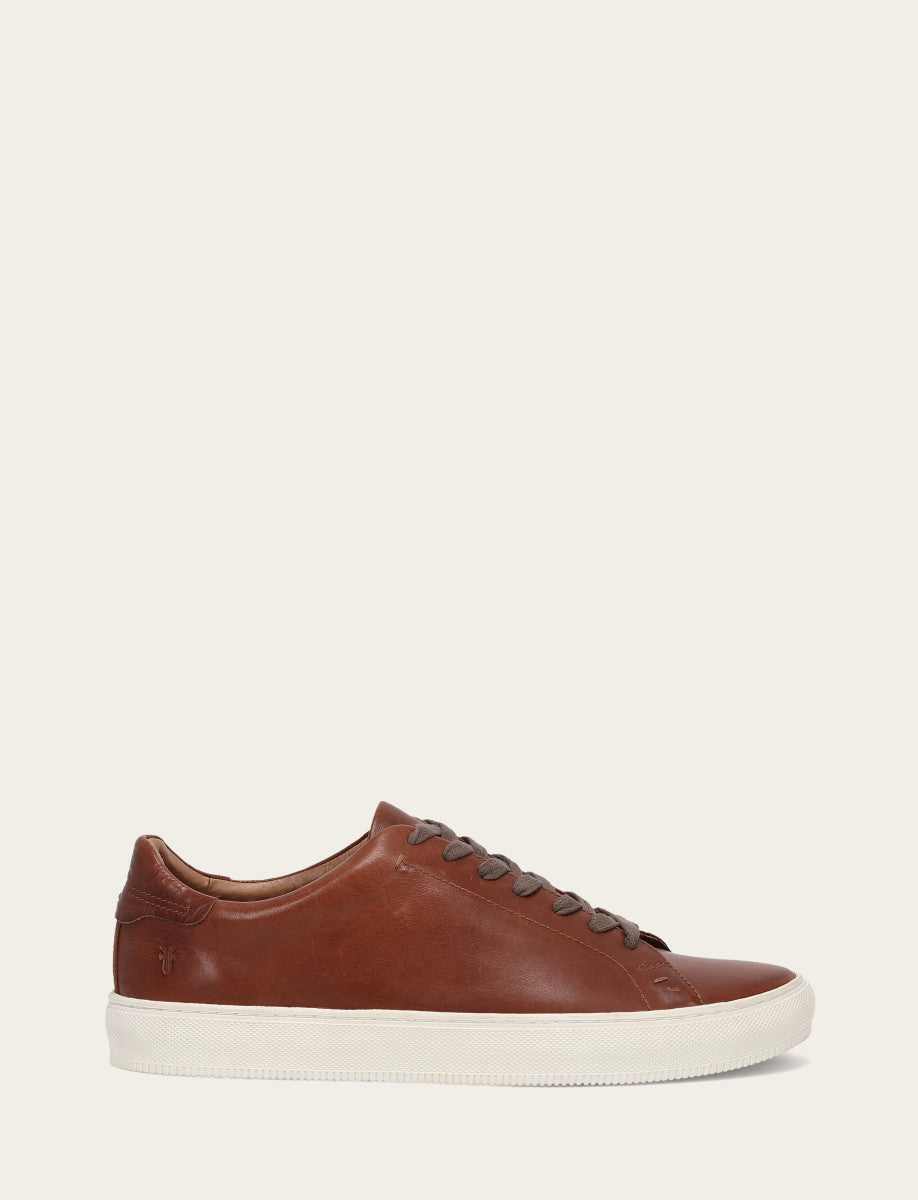 Frye Men's Caramel Astor Low Lace Slip On Sneakers Caramel