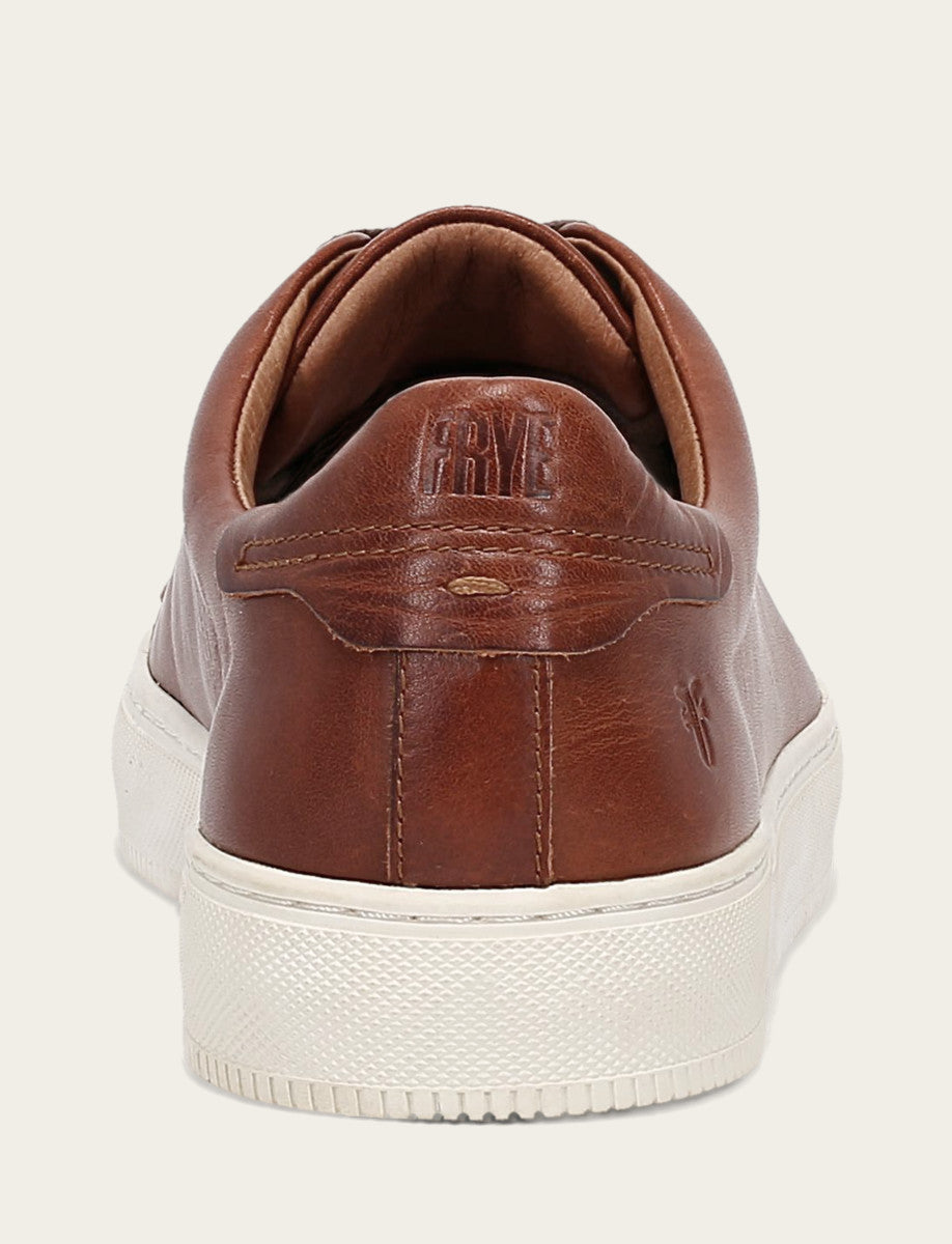 Frye Men's Caramel Astor Low Lace Slip On Sneakers Caramel