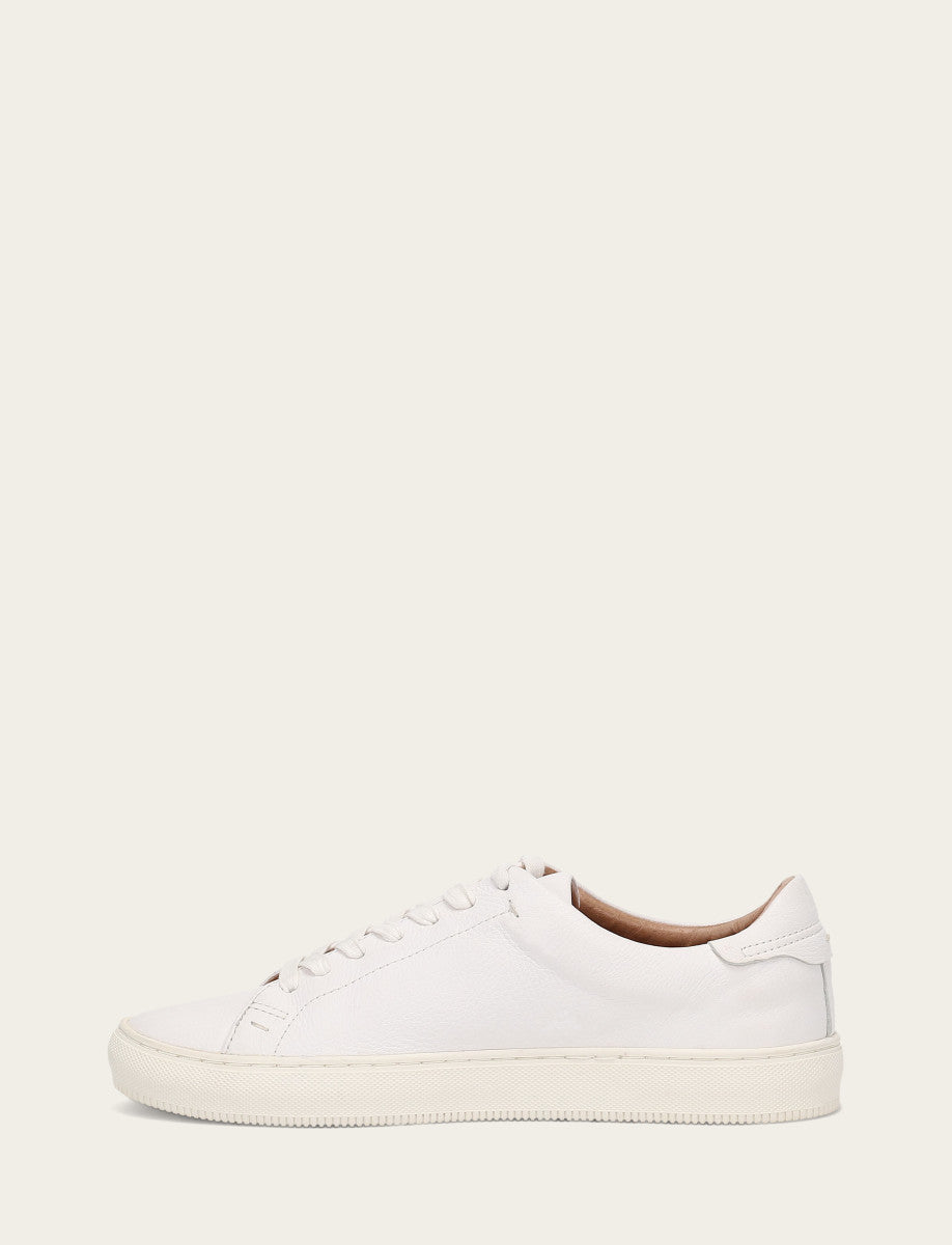 Frye Men's White Astor Low Lace Slip On Sneakers White