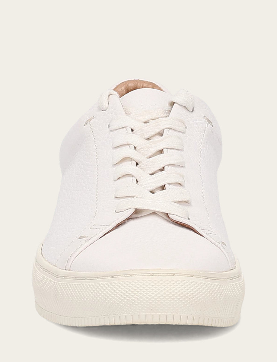 Frye Men's White Astor Low Lace Slip On Sneakers White