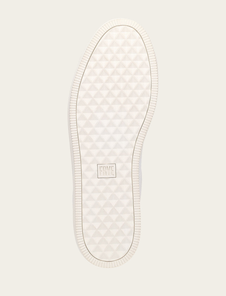 Frye Men's White Astor Low Lace Slip On Sneakers White