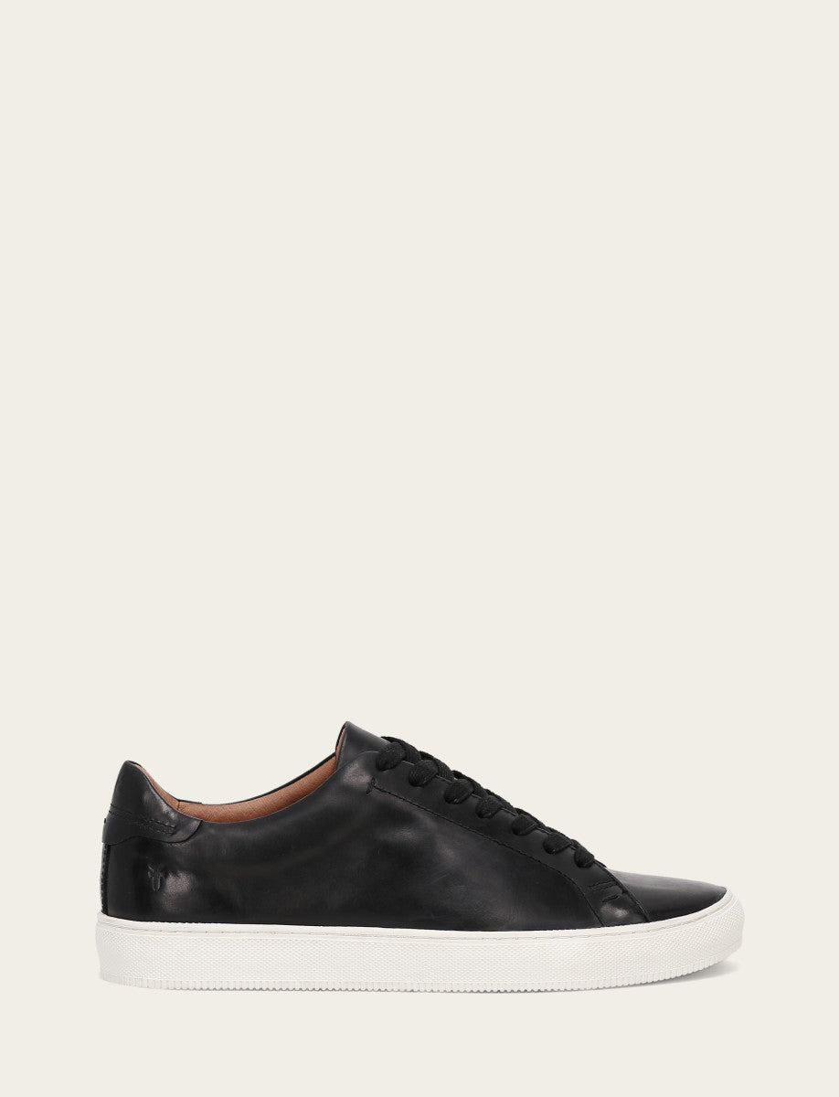Frye Men's Black Astor Low Lace Slip On Sneakers Black