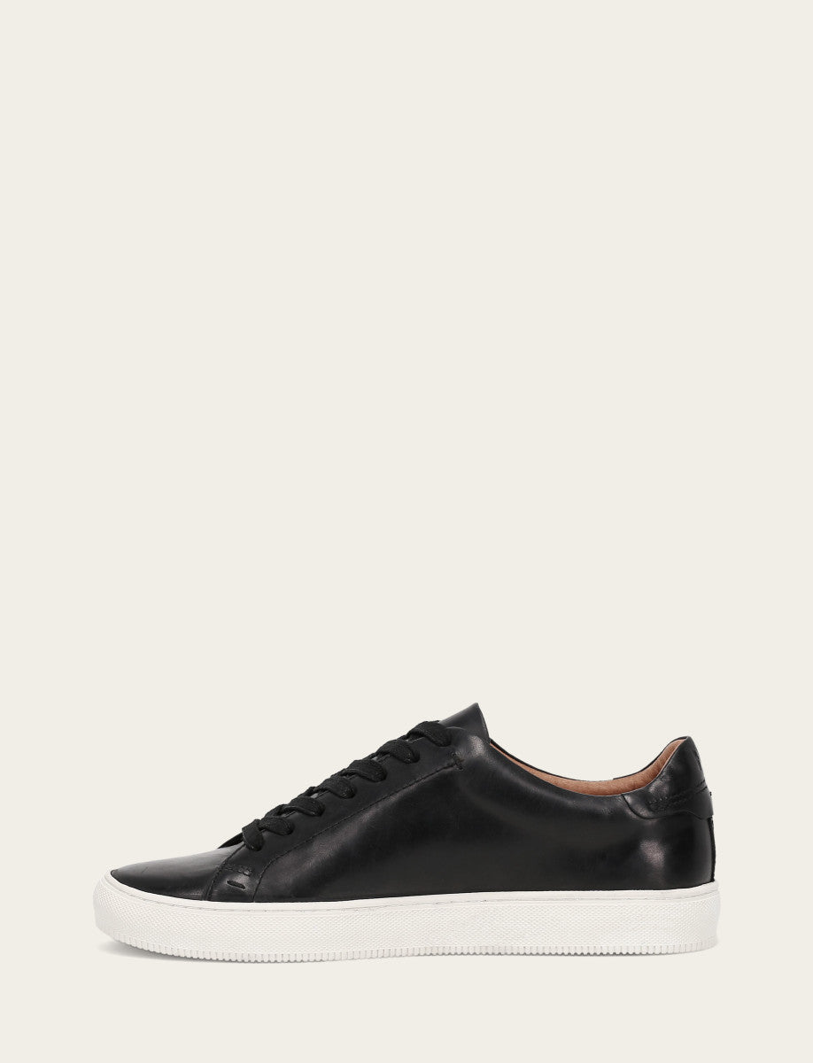 Frye Men's Black Astor Low Lace Slip On Sneakers Black