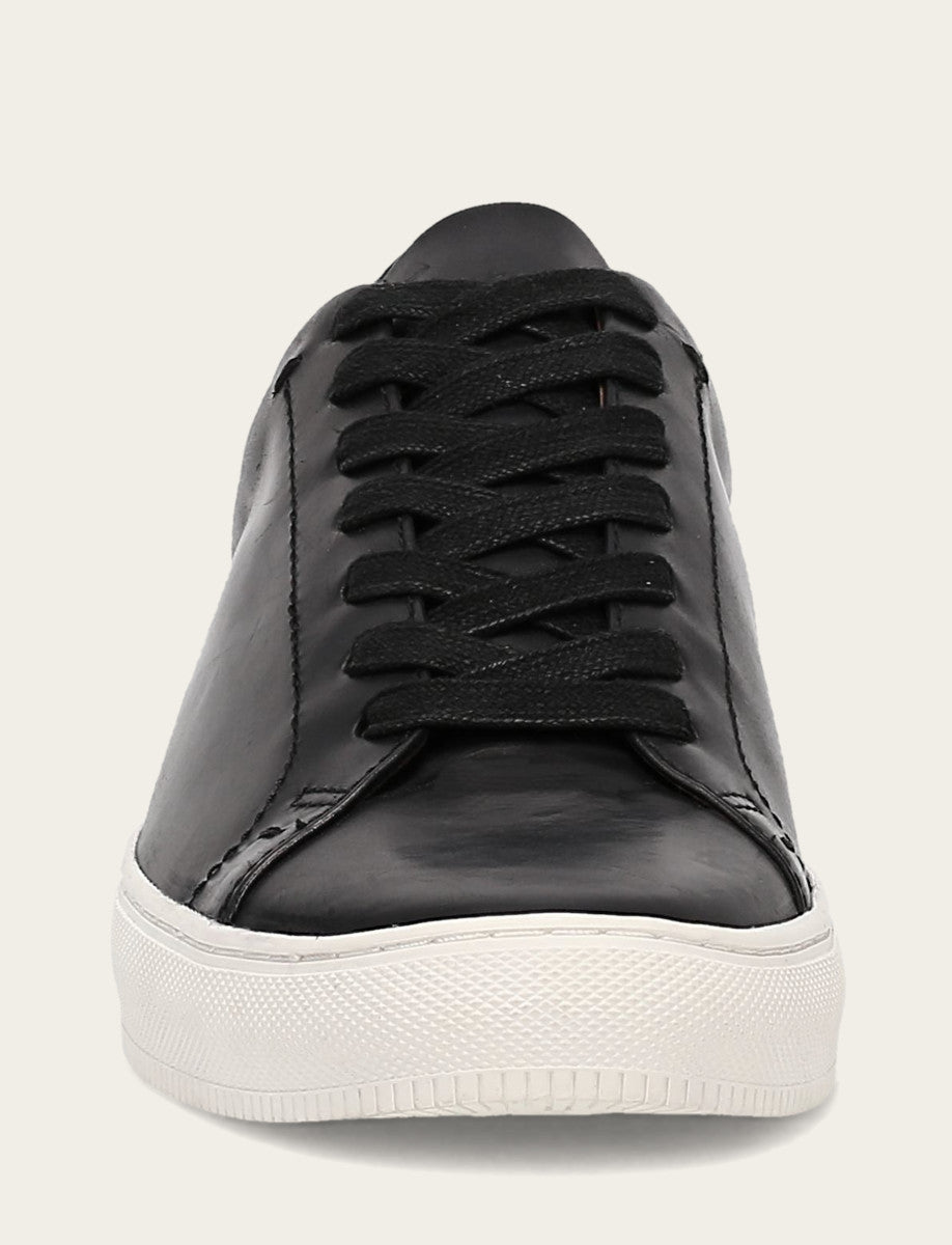 Frye Men's Black Astor Low Lace Slip On Sneakers Black