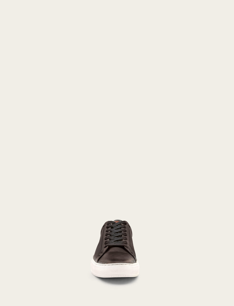 Frye Men's Antiqued Black Astor Low Lace Slip On Sneakers Antiqued Black