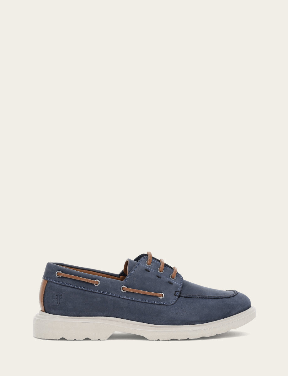 Frye Men's Indigo Connor Boat Shoe Indigo