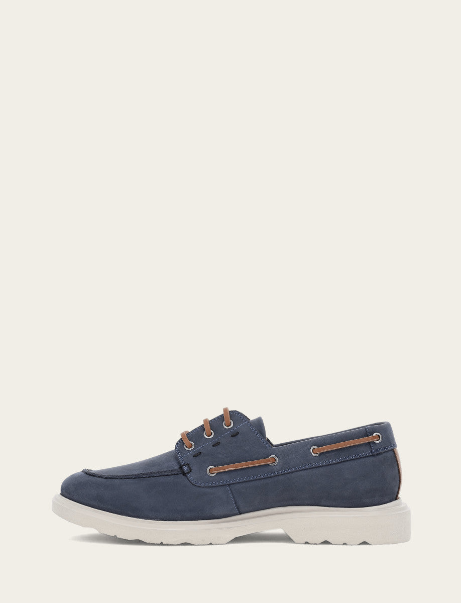 Frye Men's Indigo Connor Boat Shoe Indigo