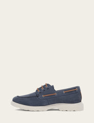 Frye Men's Indigo Connor Boat Shoe Indigo