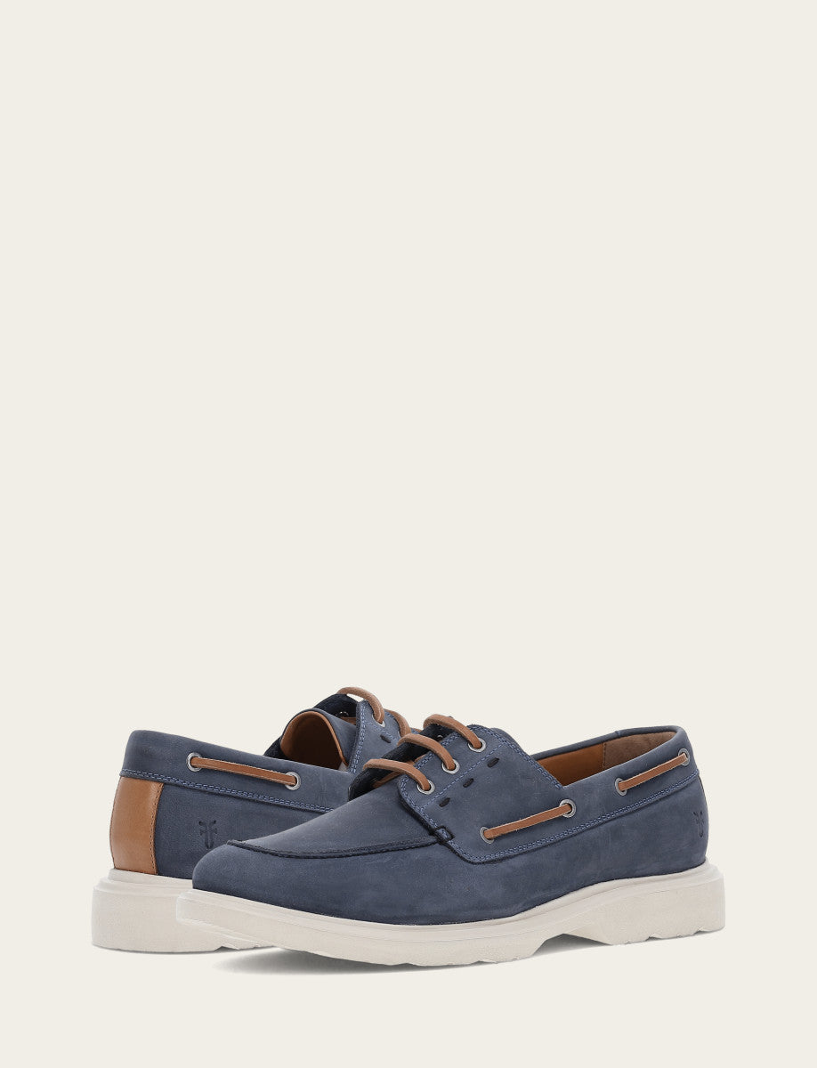 Frye Men's Indigo Connor Boat Shoe Indigo