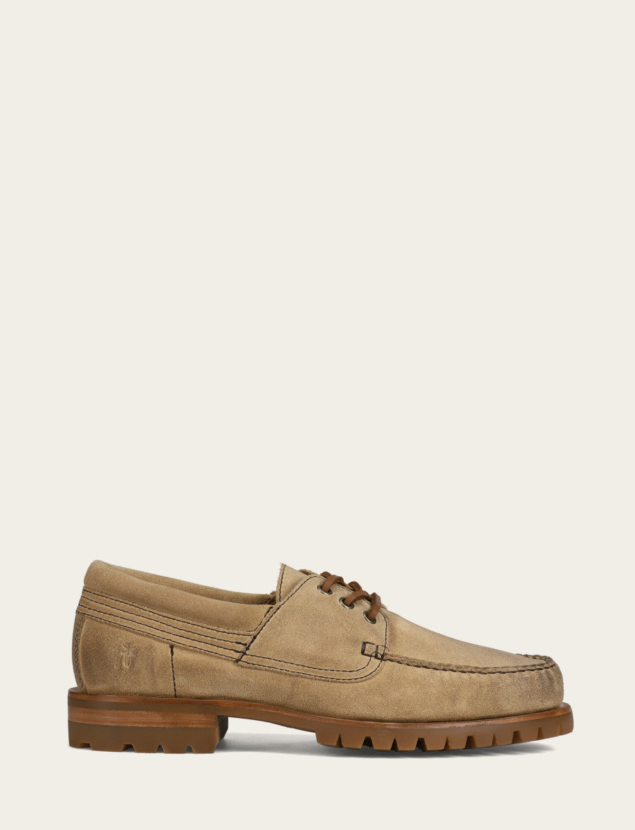 Frye Men's Desert Hudson Campmoc Lug Loafers Desert