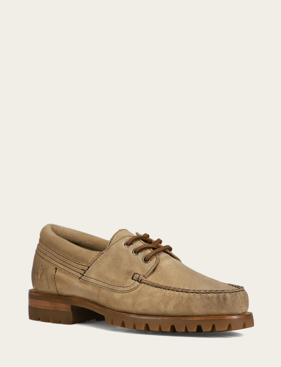 Frye Men's Desert Hudson Campmoc Lug Loafers Desert