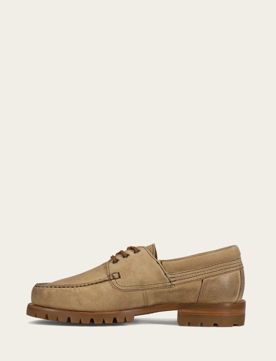 Frye Men's Desert Hudson Campmoc Lug Loafers Desert