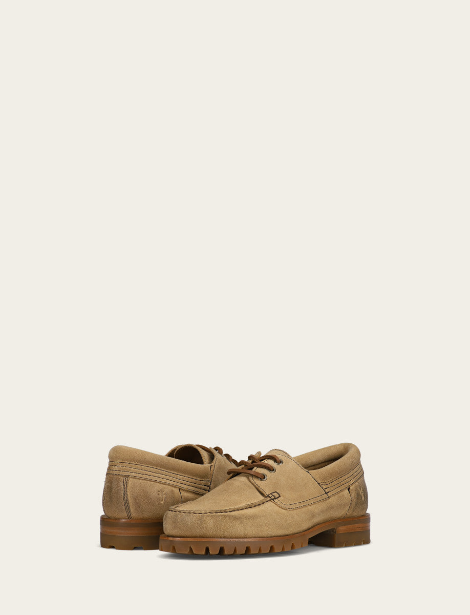 Frye Men's Desert Hudson Campmoc Lug Loafers Desert