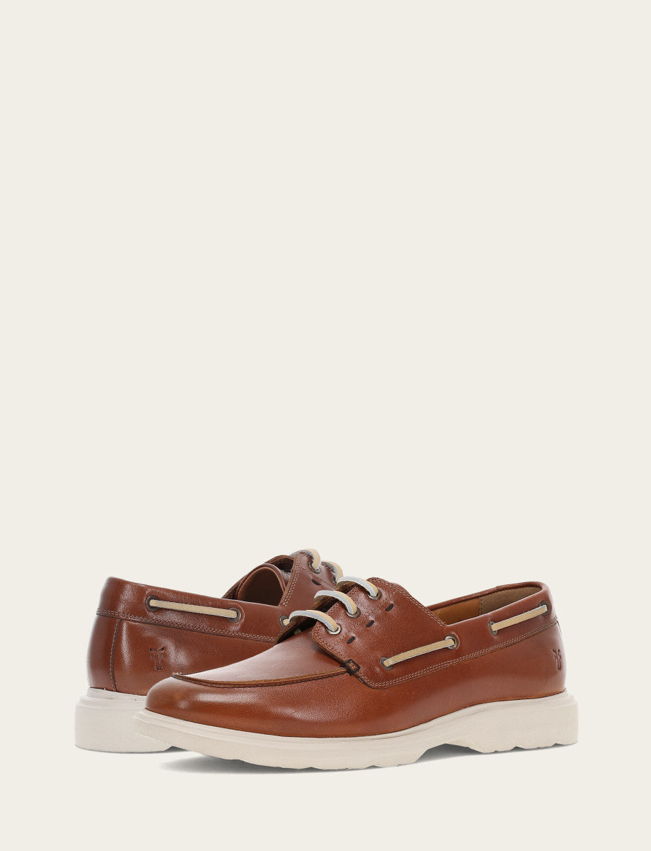 Frye Men's Caramel Connor Boat Shoe Caramel