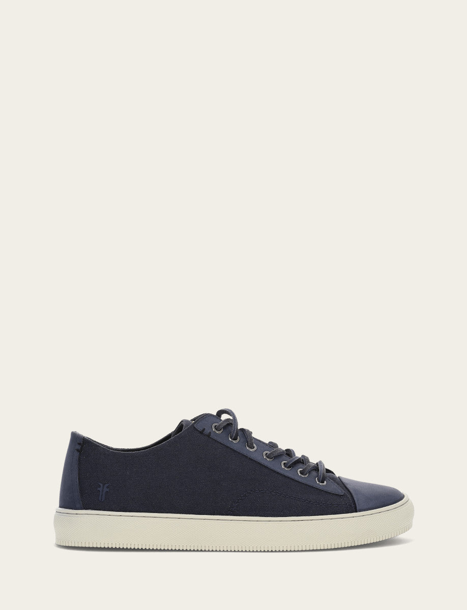 Frye Men's Indigo Astor Cap Toe Low Lace Sneakers Indigo