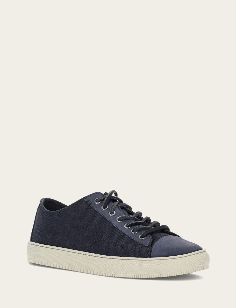 Frye Men's Indigo Astor Cap Toe Low Lace Sneakers Indigo