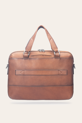 Frye Nash Cognac Briefcase Cognac