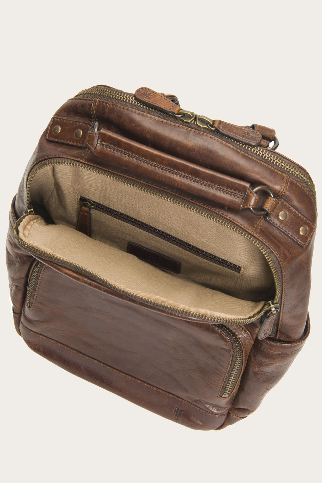 Frye Logan Dark Brown Backpack Dark Brown