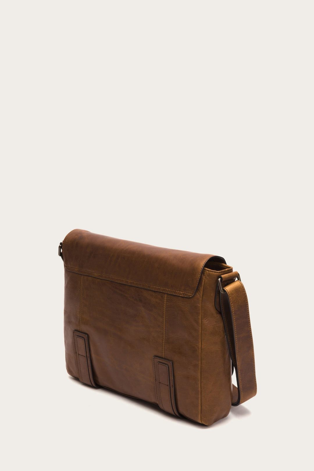 Frye Logan Messenger Cognac