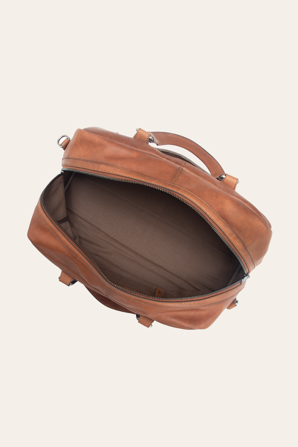 Frye Nash Cognac Bowler Cognac