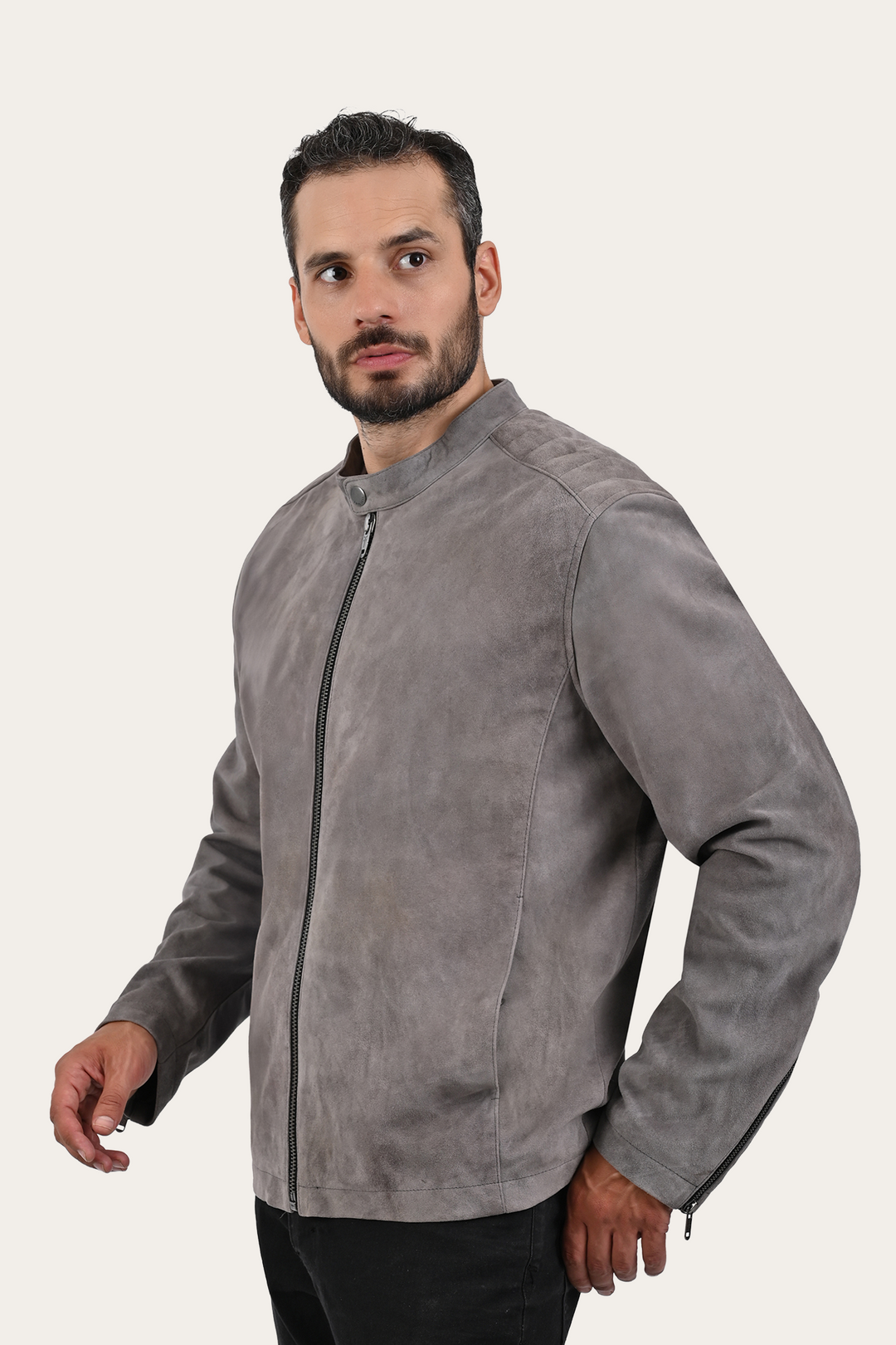 Frye Gray Rhys Jacket Gray