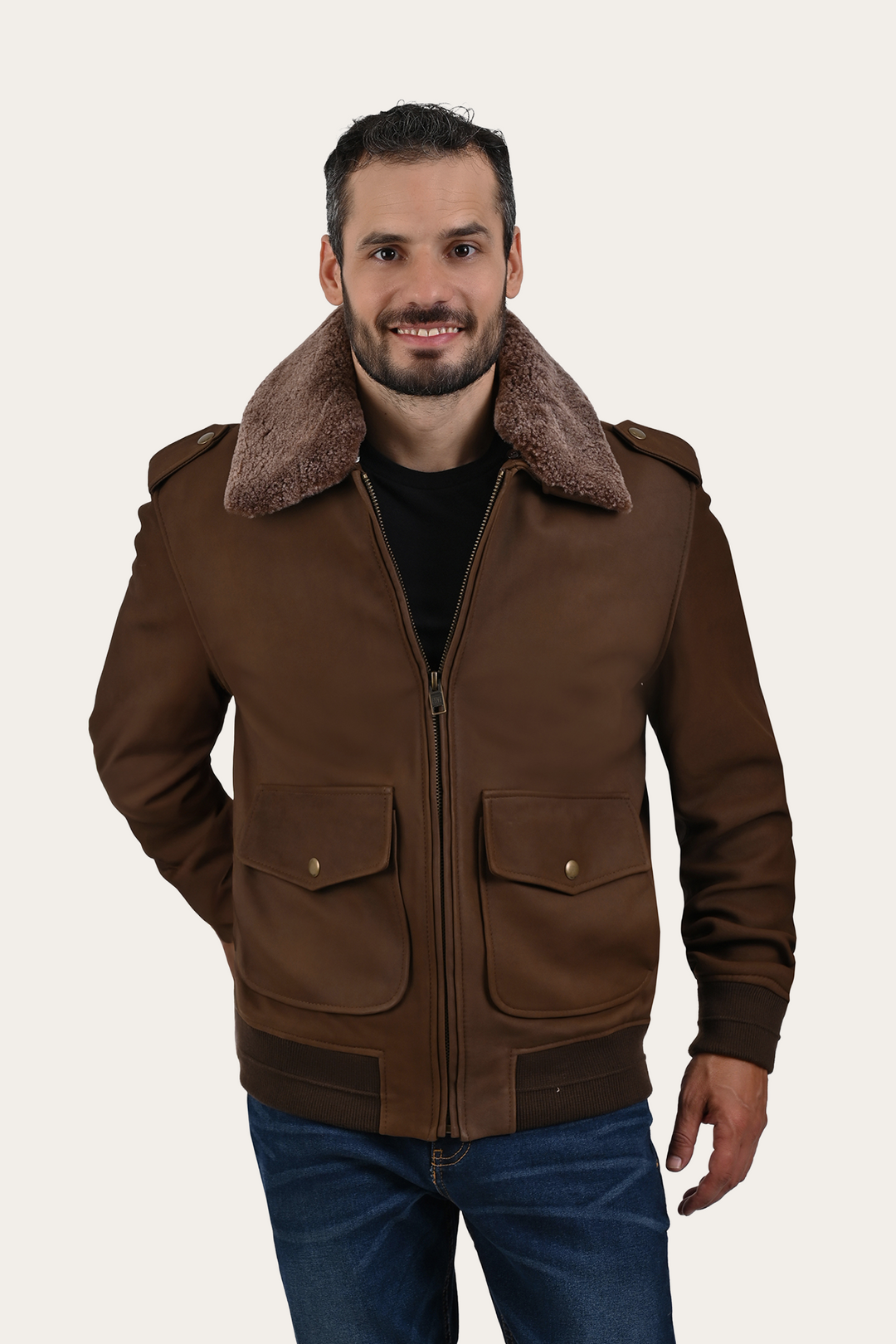 Frye Brown Angus Jacket Brown