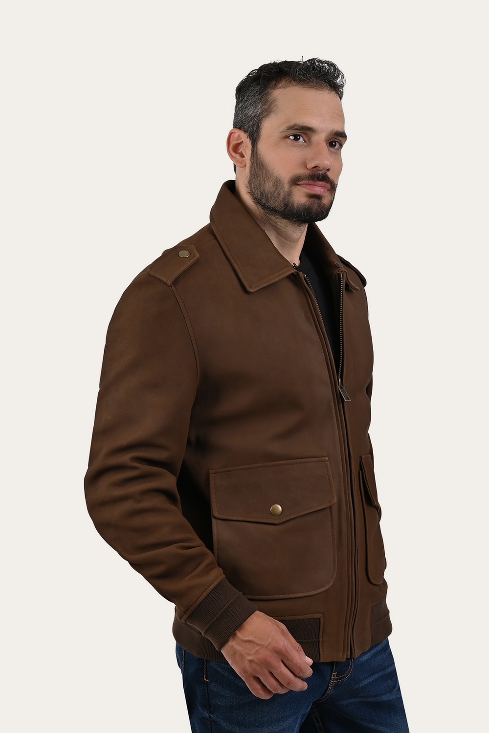 Frye Brown Angus Jacket Brown