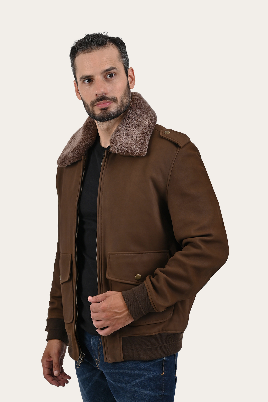 Frye Brown Angus Jacket Brown