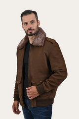 Frye Brown Angus Jacket Brown