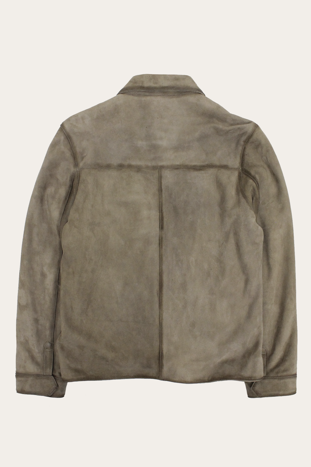 Frye Men’s Taupe Brock Suede Utility Shacket Taupe