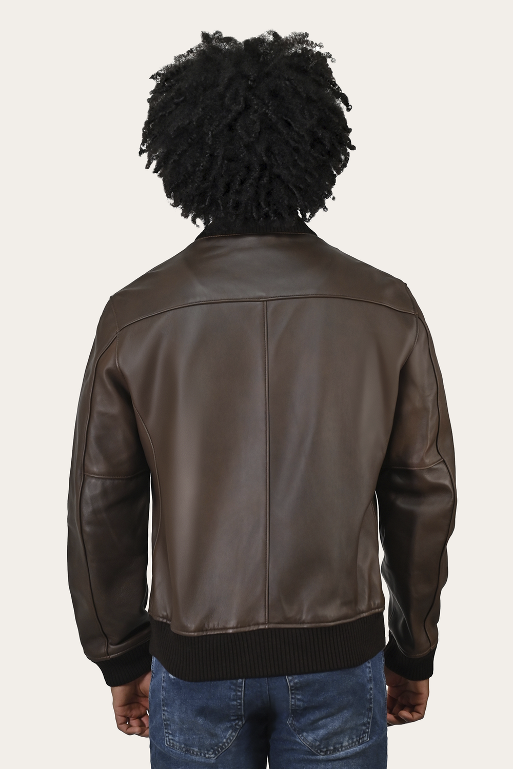Frye Colt Bomber Jacket Moka Tobacco