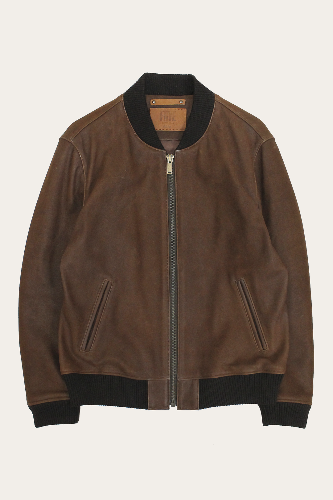 Frye Colt Bomber Jacket Moka Tobacco