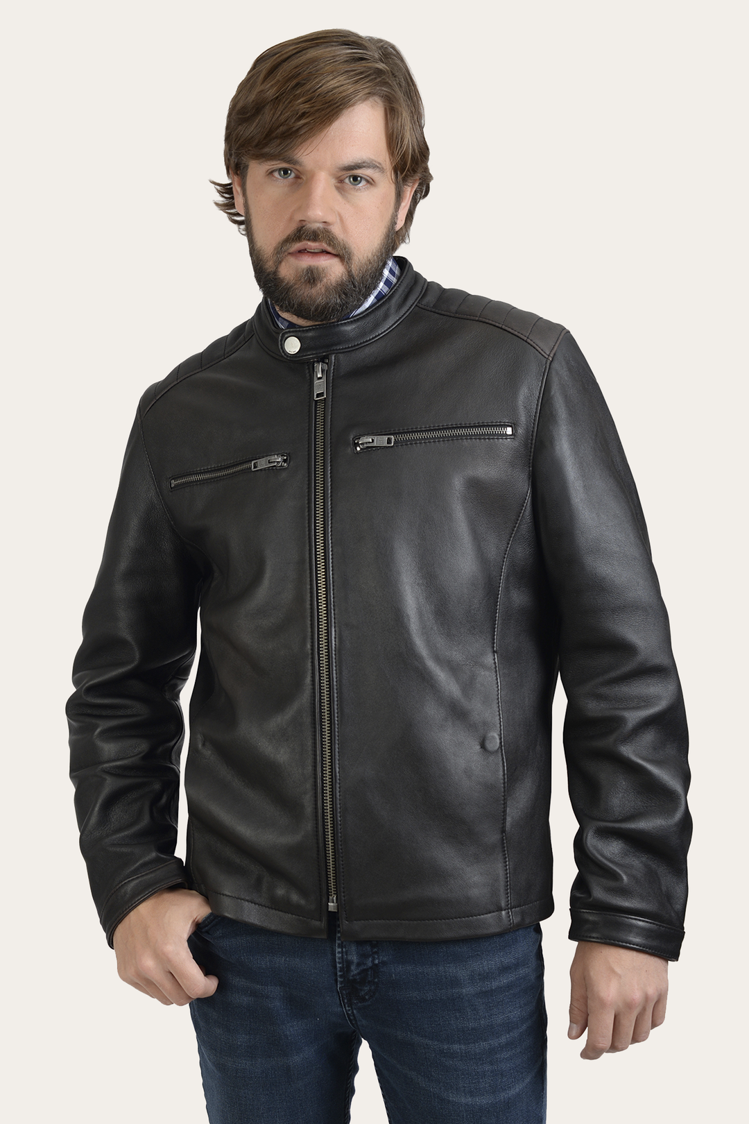 Frye Rustler Racer Jacket Black