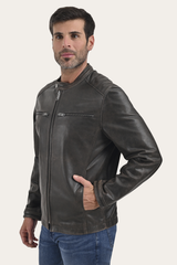 Frye Rustler Racer Jacket Dark Brown