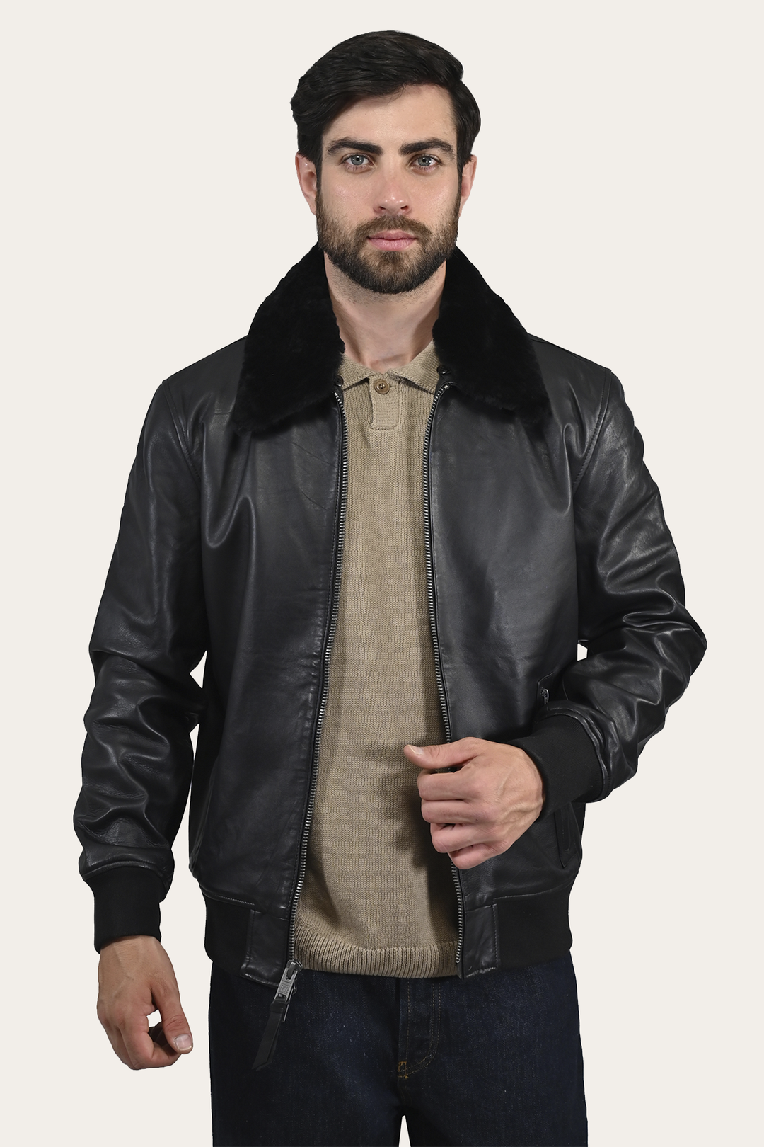 Frye Remington Trucker Jacket Black