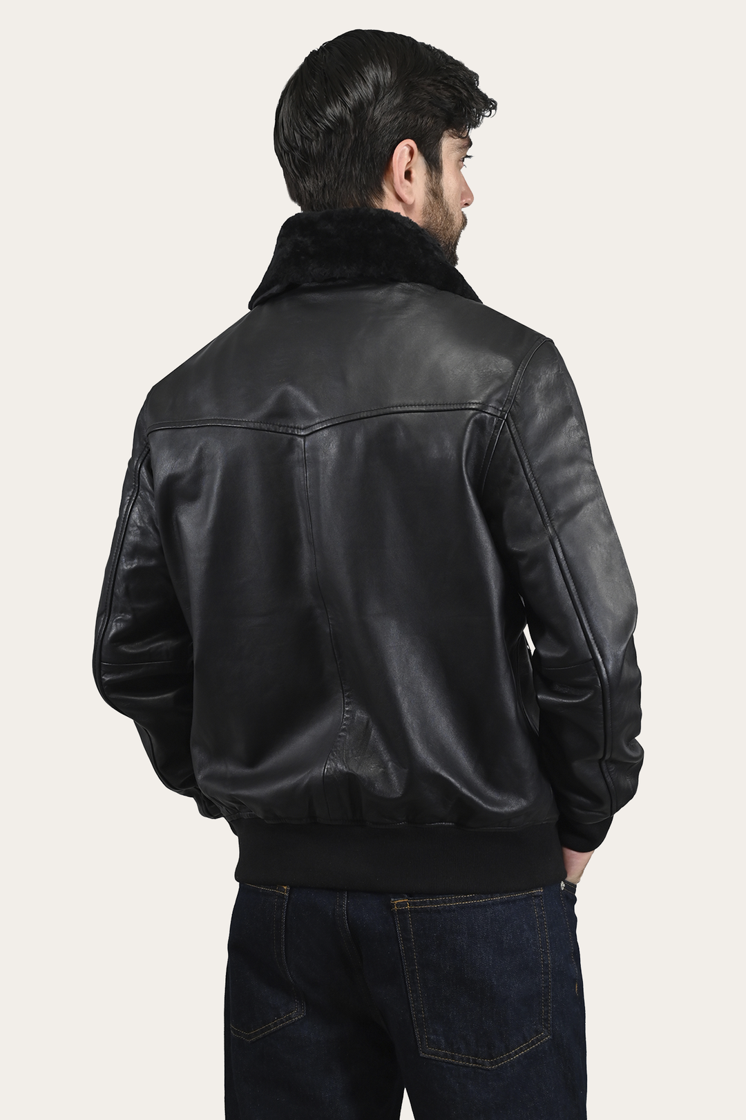 Frye Remington Trucker Jacket Black