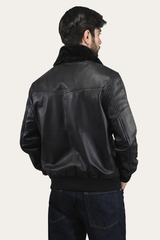 Frye Remington Trucker Jacket Black