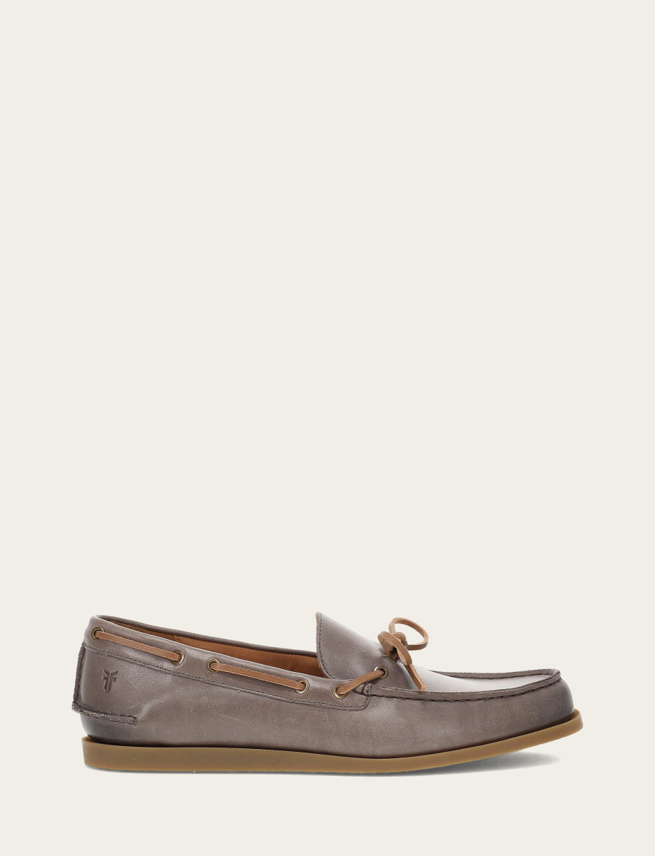 Frye Men's Steel Mason One Eye Tie Loafers Steel