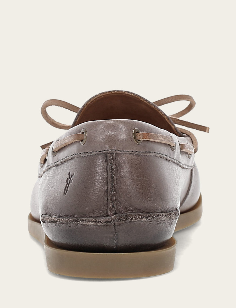 Frye Men's Steel Mason One Eye Tie Loafers Steel