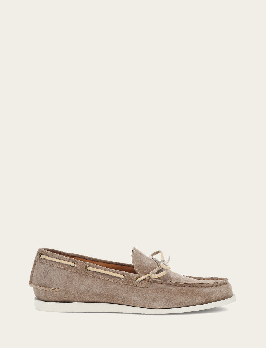 Frye Men's Mushroom Mason One Eye Tie Loafers Mushroom