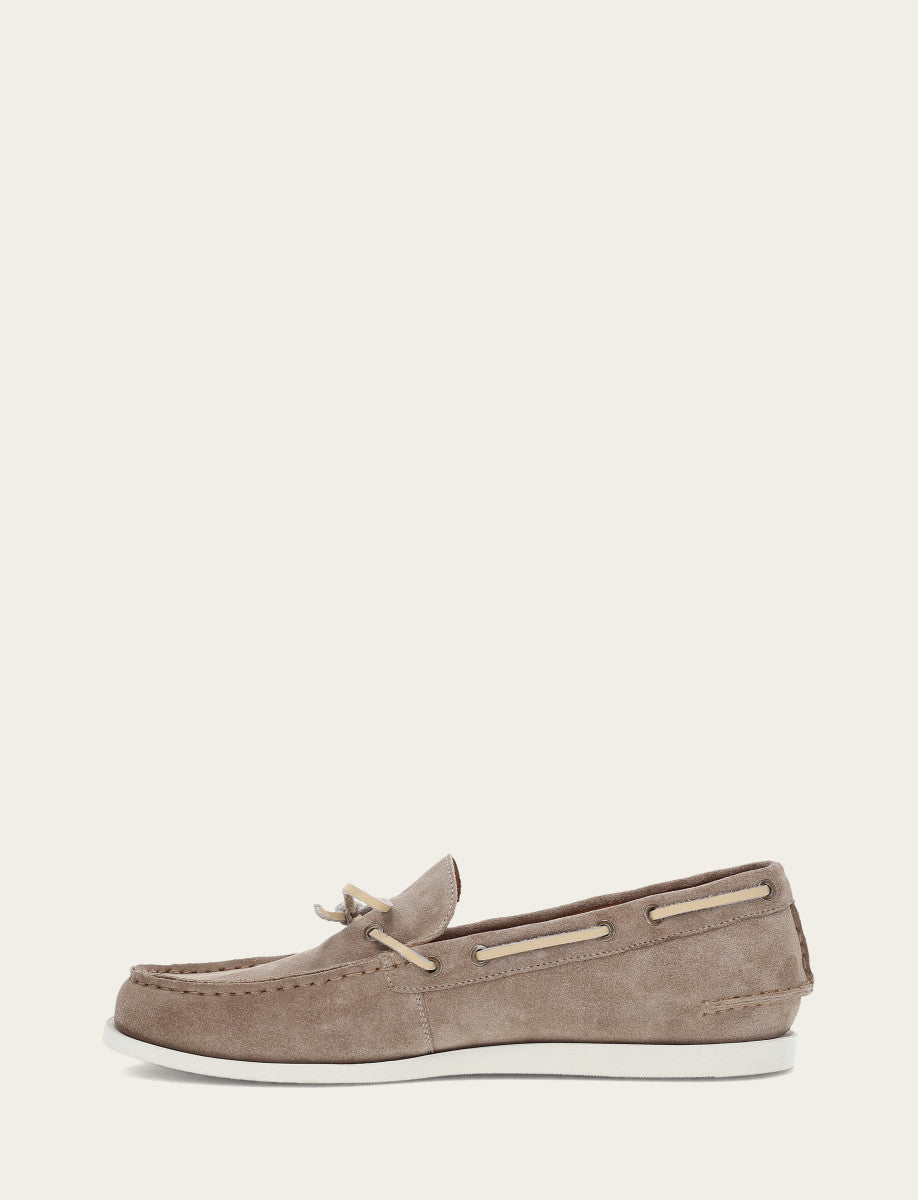 Frye Men's Mushroom Mason One Eye Tie Loafers Mushroom