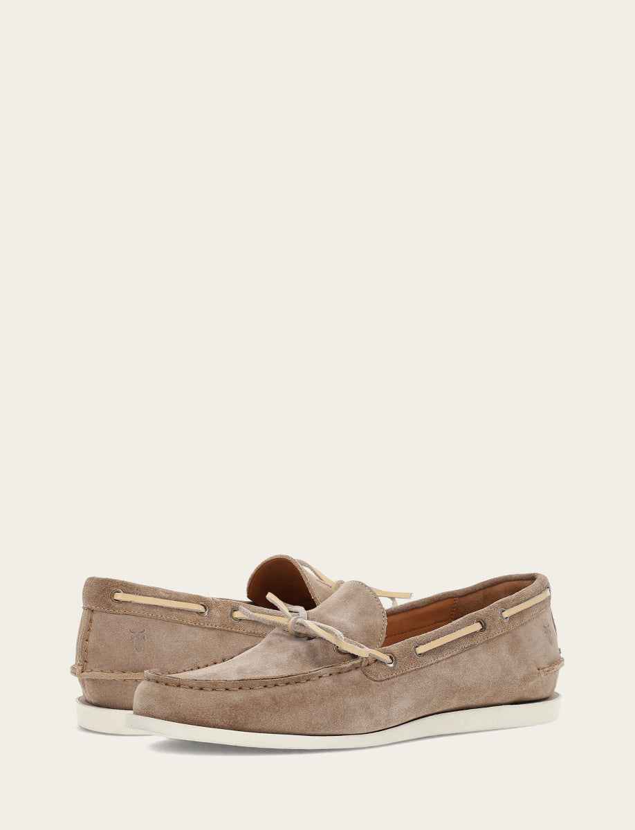 Frye Men's Mushroom Mason One Eye Tie Loafers Mushroom