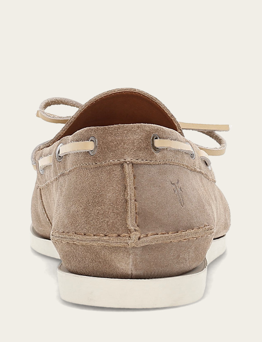 Frye Men's Mushroom Mason One Eye Tie Loafers Mushroom