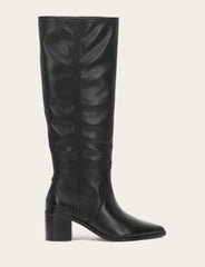 Frye Women's Black Sadie Softy Tall Booties Black