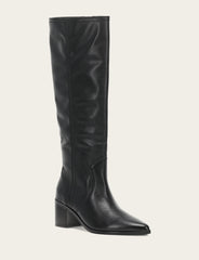Frye Women's Black Sadie Softy Tall Booties Black