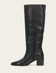 Frye Women's Black Sadie Softy Tall Booties Black