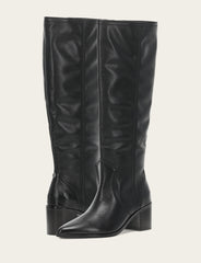 Frye Women's Black Sadie Softy Tall Booties Black